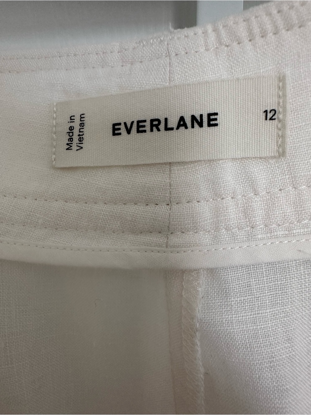 Everlane Natural Wide-Leg Linen Trousers - Picture 4 of 4